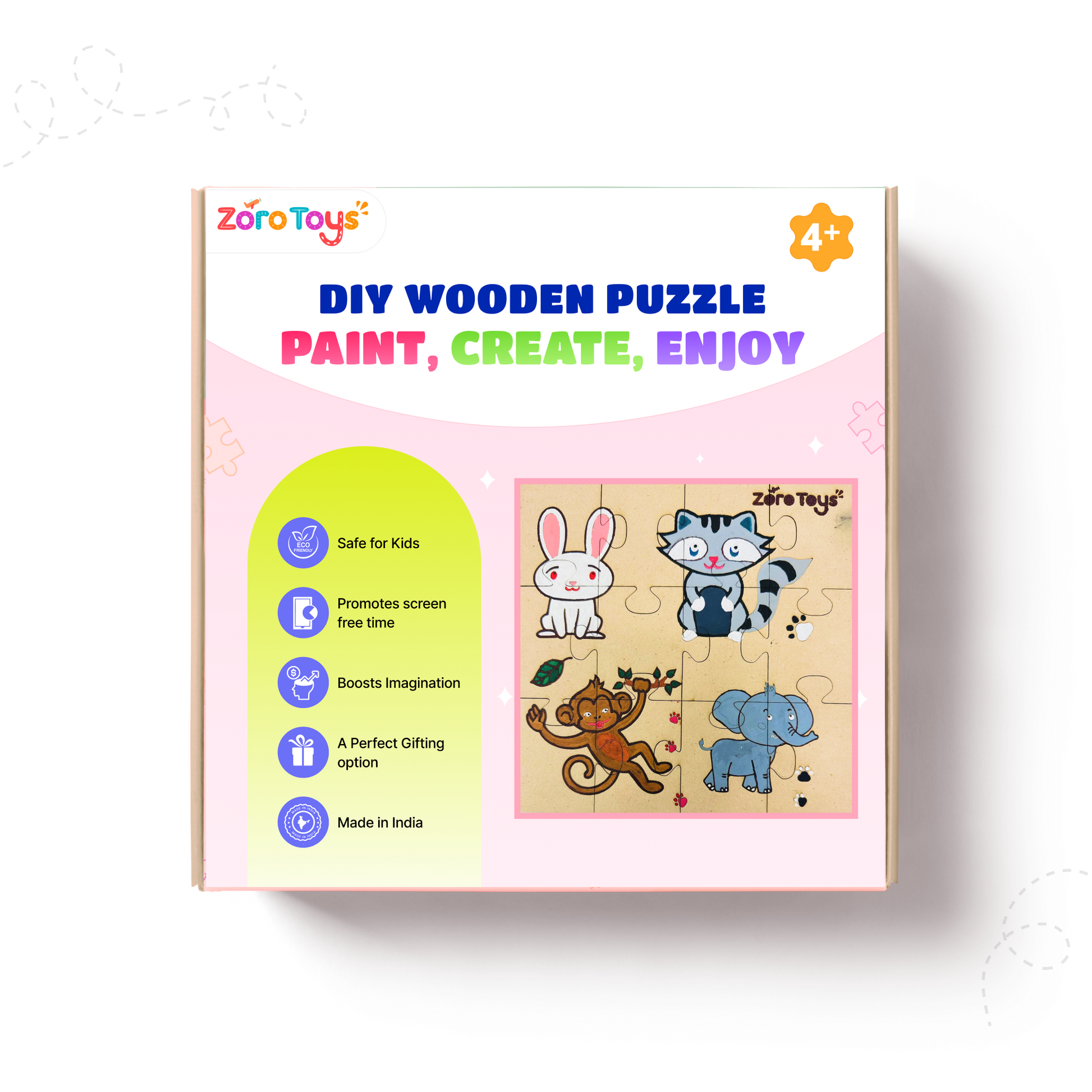 wooden animal puzzle games