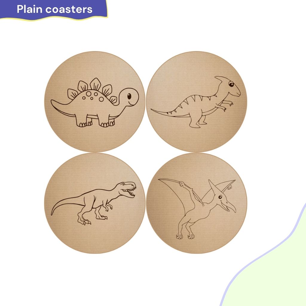 Dinosaur plain coaster