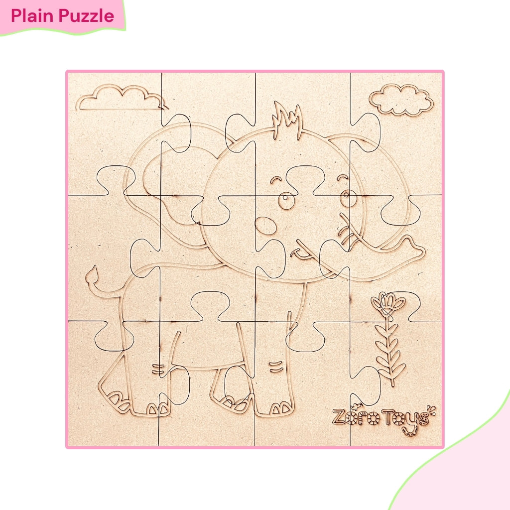 diy Elephant puzzle