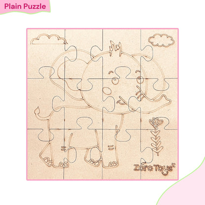 diy Elephant puzzle