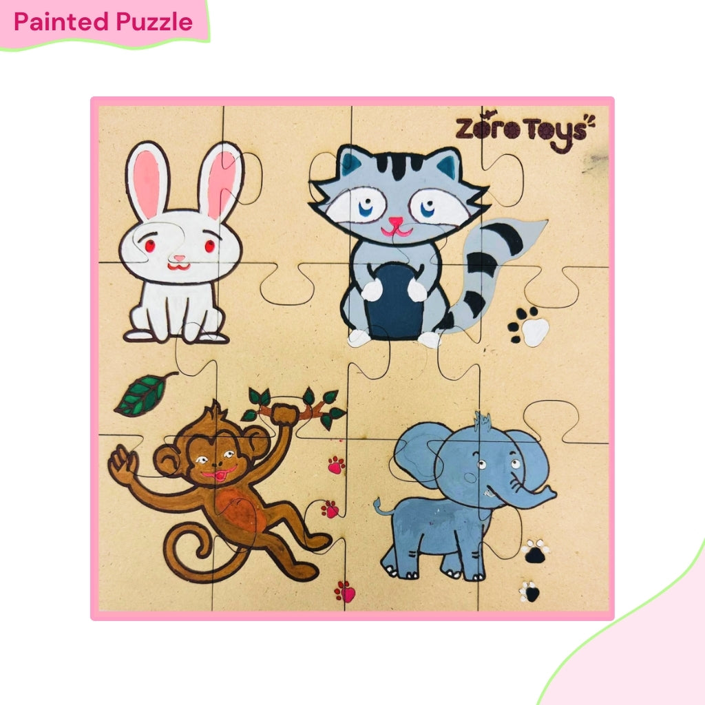 diy puzzle animal