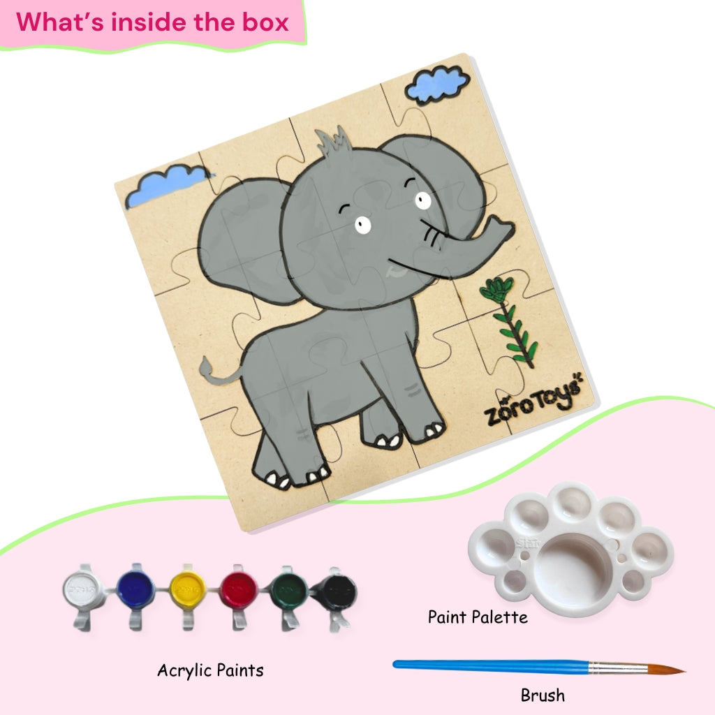 diy elephant puzzle