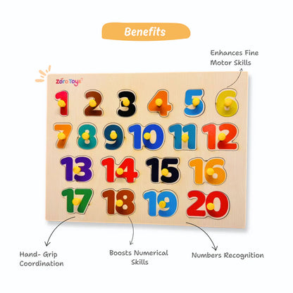 Capital, Small & Numbers Puzzle Combo